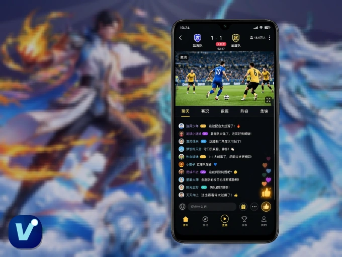下载v体育 APP，赛事动态早知道